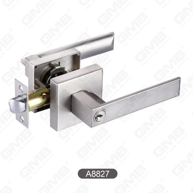Bloqueo de palanca tubular de servicio pesado Entrada de aleación de zinc mando Puerta Bloque de la puerta 【A8827】