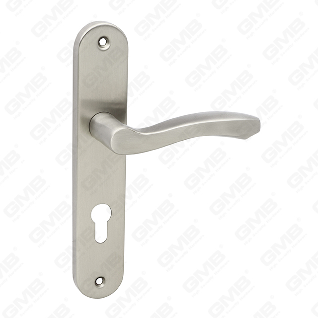 Manija de palanca de la palanca de la puerta de acero inoxidable de alta calidad #304 (62 45-0)