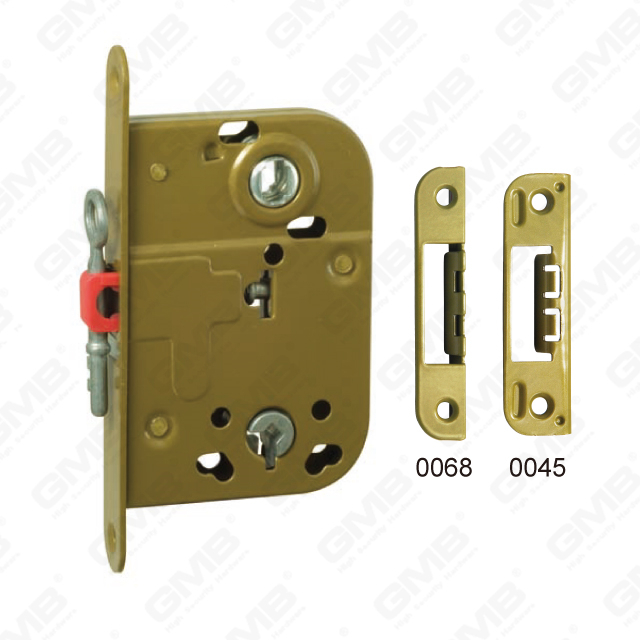 Cerradura de embutir de alta seguridad Cerradura de puerta de acero Zamak Pestillo de zamak Striker 0068 0045 disponible Cuerpo de cerradura (2014)