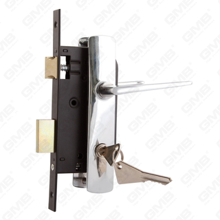 Juego de cerradura de puerta de alta seguridad con agujero de cilindro de pestillo Juego de cerradura Manija de cerradura de caja de cerradura (103)