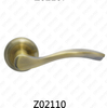 Asa de puerta de roseta de aluminio de aleación de zinc Zamak con roseta redonda (Z02110)