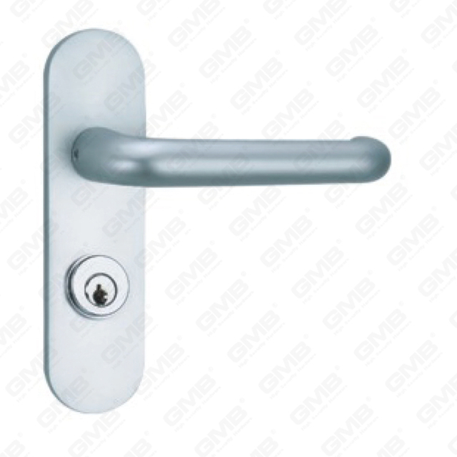 Tirador de puerta de aluminio oxigenado en la placa de la placa de la manija de la puerta (G367-G10)