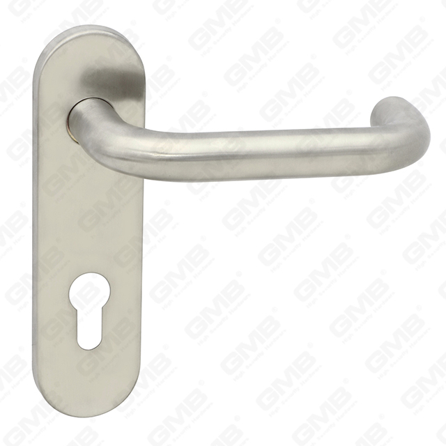 Manija de palanca de la palanca de la puerta de acero inoxidable de alta calidad #304 (62 102)