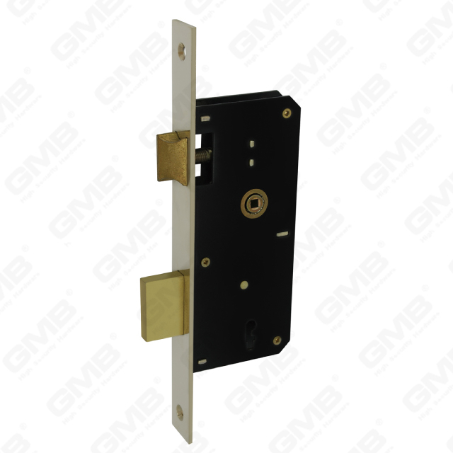 Cerradura de embutir de alta seguridad Cerradura de acero o Zamak Cerradura de acero o Zamak 2 llaves de zamak con 6 cuerpos de cerradura diferentes (521.40-R72)