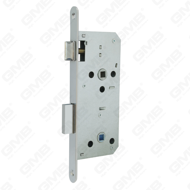 Cerradura de puerta de embutir de alta seguridad Cerradura de Zamak de acero Pestillo de Zamak Cuerpo de cerradura de guardabarros de acero (WC90.50R)