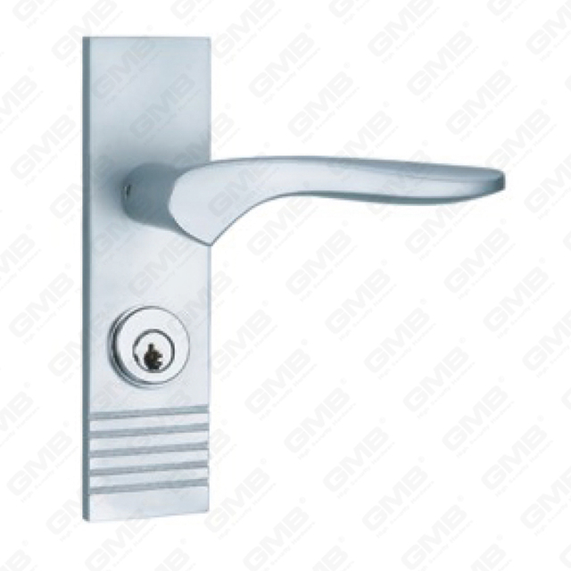 Tirador de puerta de aluminio oxigenado en la placa de la placa de la manija de la puerta (G373-G89)