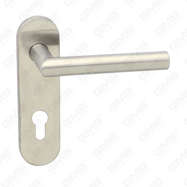Manija de palanca de la palanca de la puerta de acero inoxidable de alta calidad #304 (62 103)