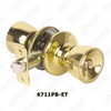 Bloqueo de perilla de perilla tubular ANSI de alta seguridad ANSI Llave de perilla tubular de llave (6711pb-ET)