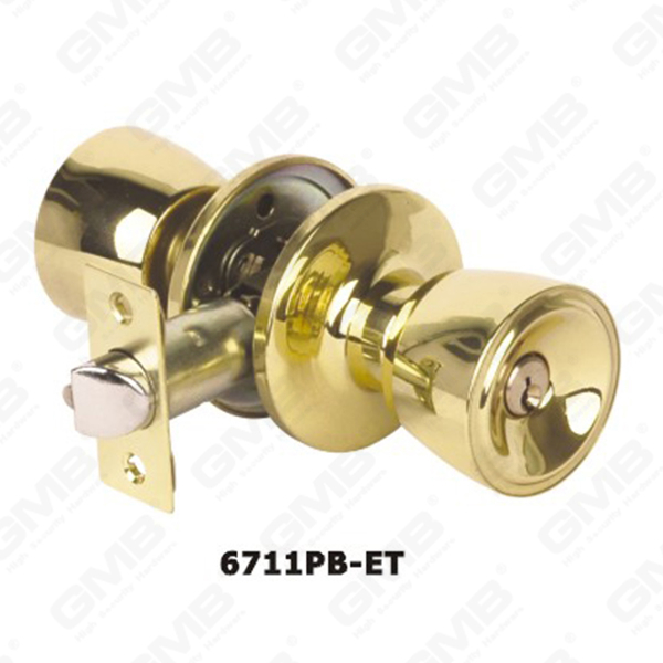 Bloqueo de perilla de perilla tubular ANSI de alta seguridad ANSI Llave de perilla tubular de llave (6711pb-ET)