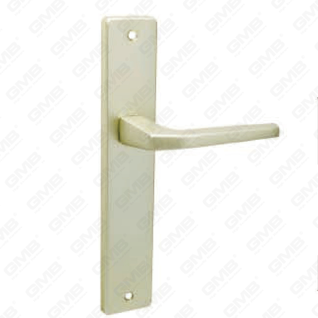 Tirador de puerta de aluminio oxigenado en la placa de la placa de la manija de la puerta (213F)