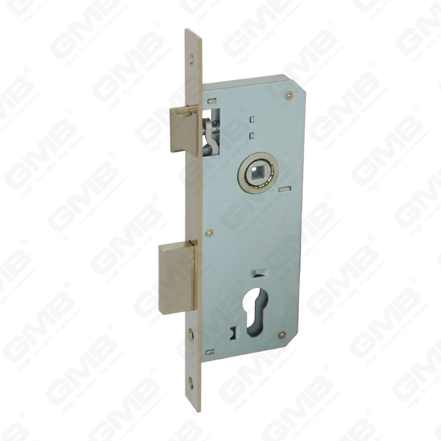 Cerradura de embutir de alta seguridad Cerradura de puerta de acero Zamak Pestillo de acero Zamak Cuerpo de cerradura de guardabarros de acero (152R-40)