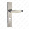 Manija de palanca de la palanca de la puerta de acero inoxidable #304 de alta calidad (HL801-HK09-SS)