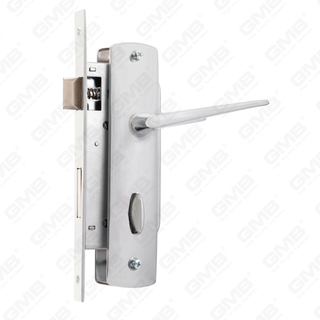 Juego de cerradura de puerta de alta seguridad con perno de pestillo Juego de cerradura con orificio para inodoro Juego de cerradura con perilla Manija de cerradura de caja de cerradura (serie 9040B-911)