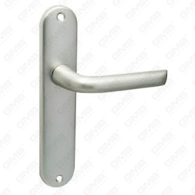 Tirador de puerta de aluminio oxigenado en placa Tirador de puerta de placa (8033)