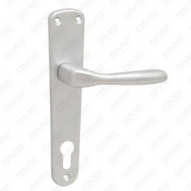 Tirador de puerta de aluminio oxigenado en placa Tirador de puerta de placa (90205)