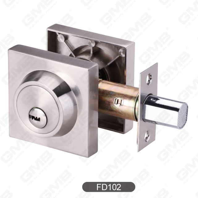 Localización de puertas de acero de acero de doble cilindro de calidad segura [FD102]