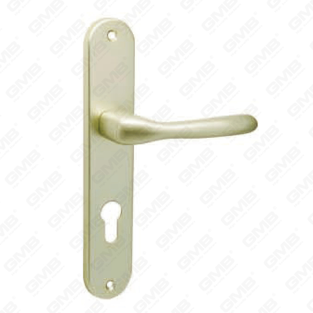 Tirador de puerta de aluminio oxigenado en placa Tirador de puerta de placa (8205)
