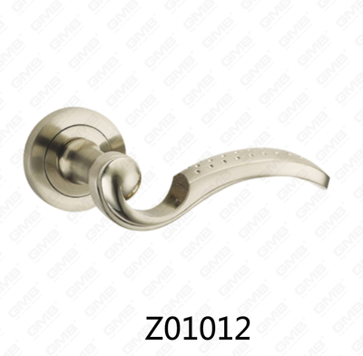 Asa de puerta de roseta de aluminio de aleación de zinc Zamak con roseta redonda (Z01012)