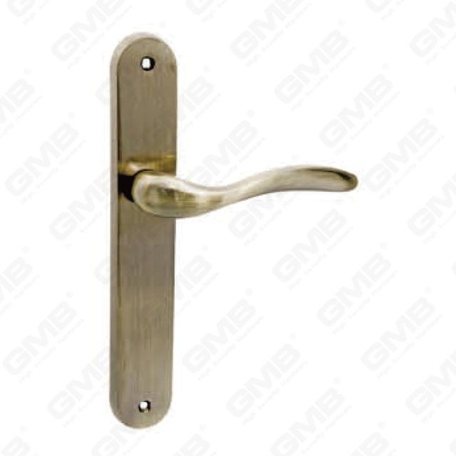 Manija de la puerta tirar de la puerta de madera hardware de hardware de mando de la puerta de la puerta en el plato para el bloque de mortaja por aleación de zinc o mango de placa de puerta de acero (145)